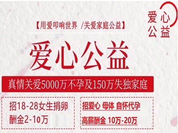 邗江捐卵助孕生子 爱心志愿者招募